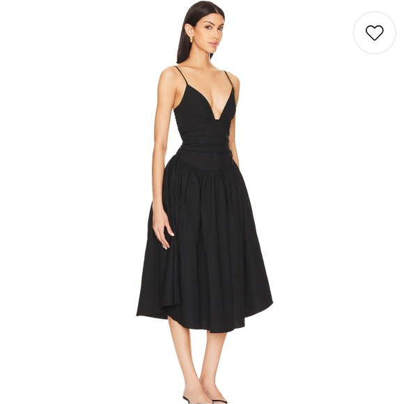REVOLVE / NBD Hela Midi Dress in Black - Picture 6 of 7